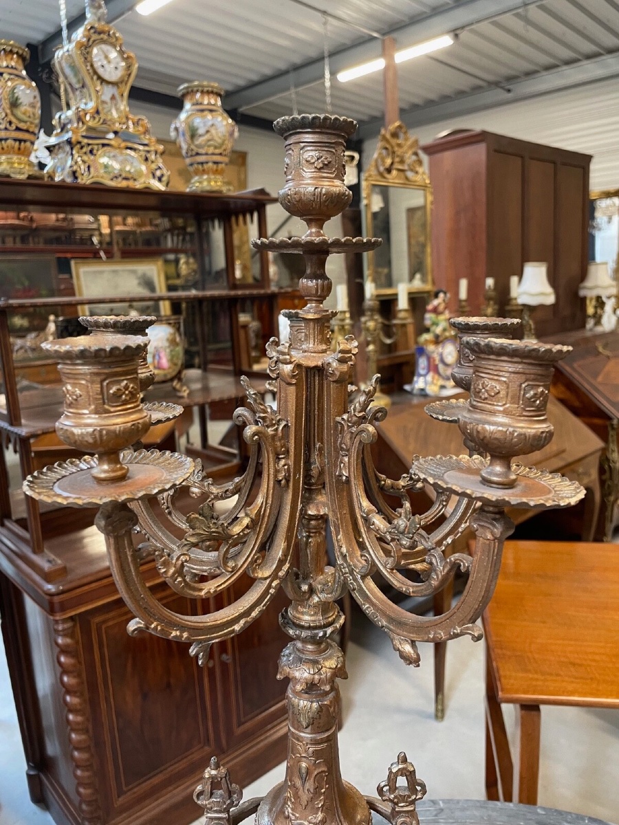 Paire de candélabres Napoléon III-photo-3