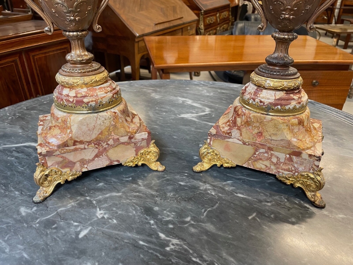 Paire de candélabres Napoléon III-photo-8