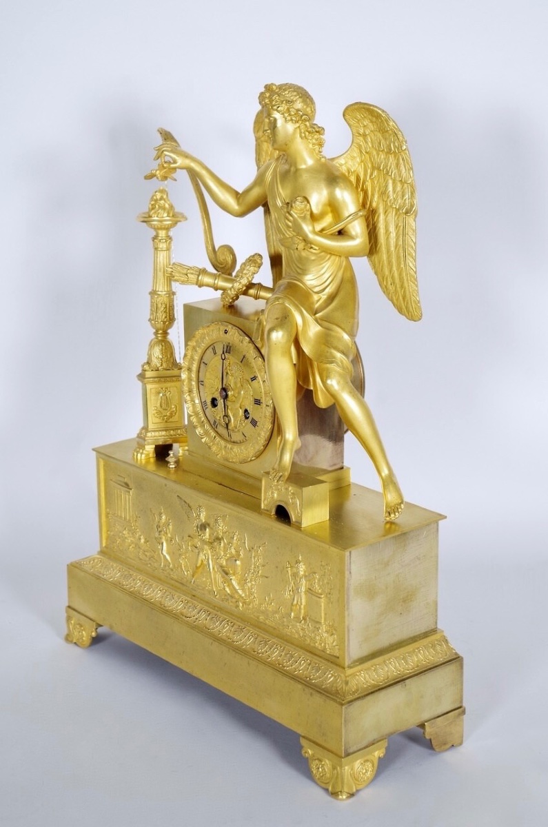 Restoration Period Clock - Allegory Of Love-photo-6