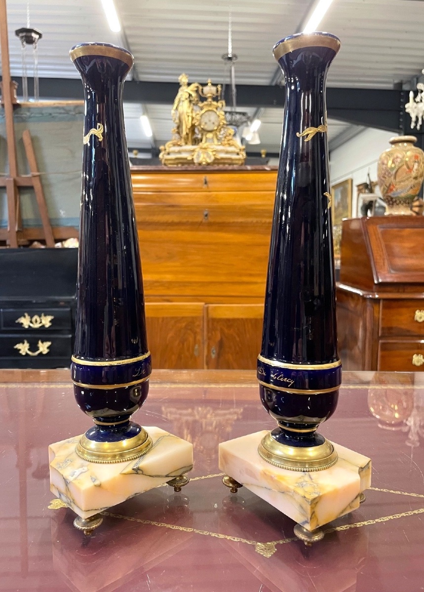 Pair Of Louis XVI Style Vases-photo-1