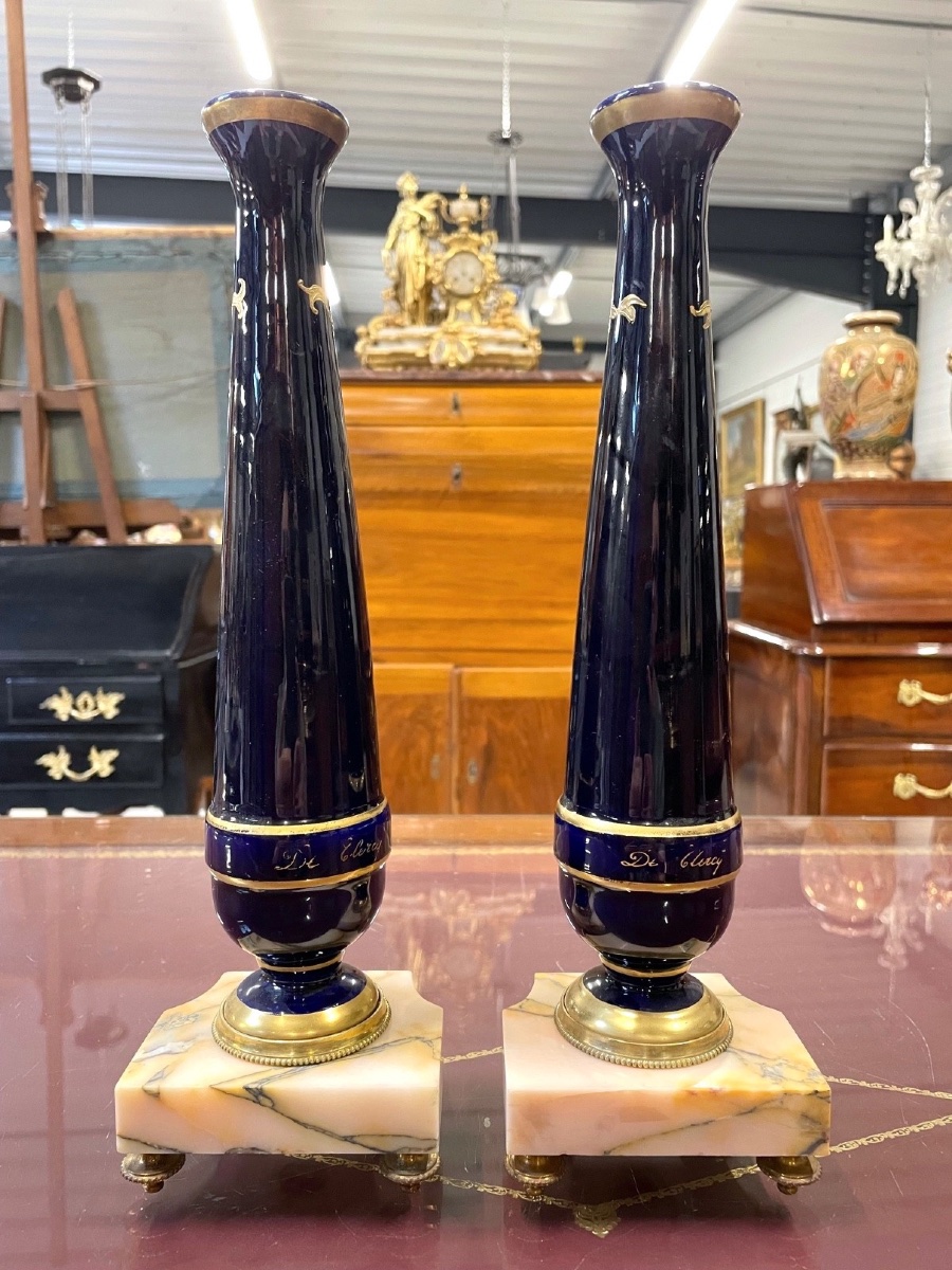 Pair Of Louis XVI Style Vases-photo-2