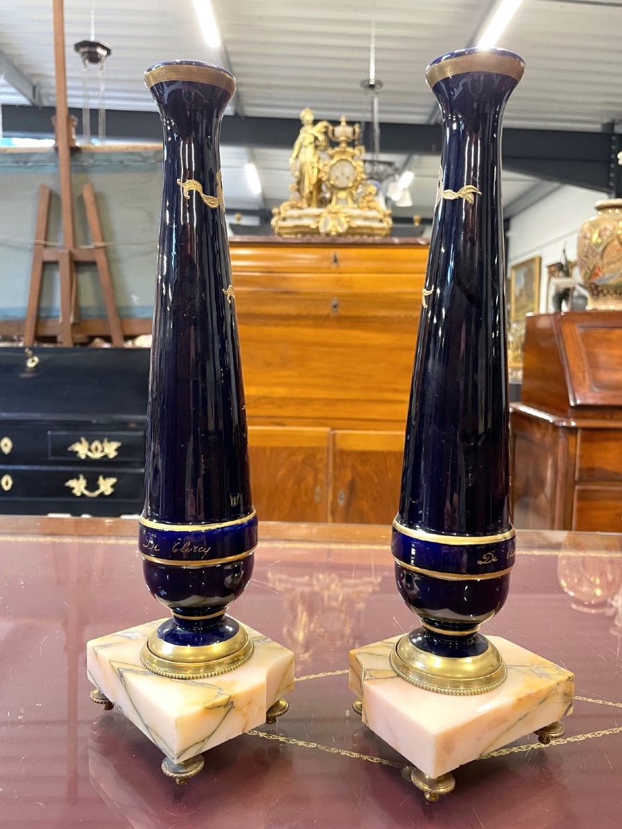 Pair Of Louis XVI Style Vases-photo-4