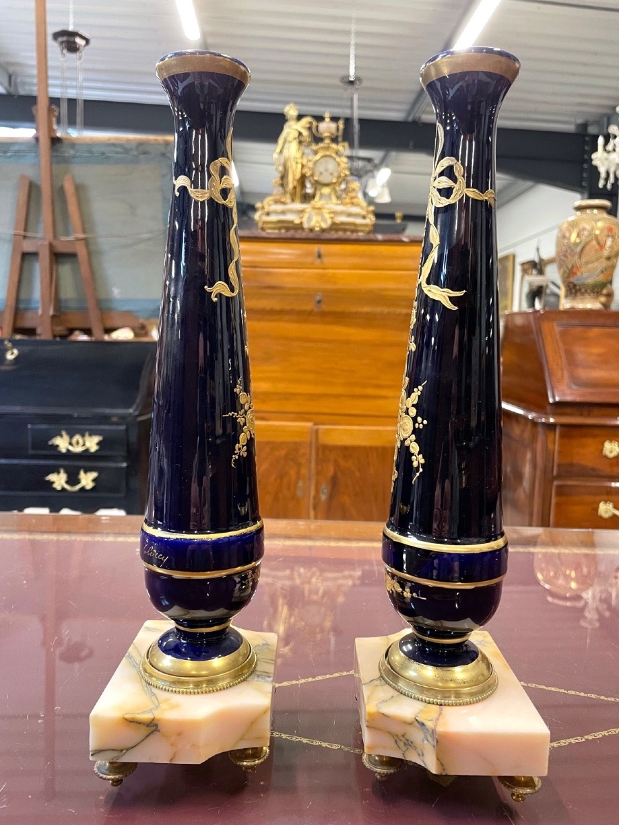 Pair Of Louis XVI Style Vases-photo-5