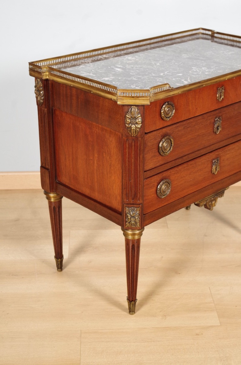 Louis XVI Style Chest Of Drawers-photo-3