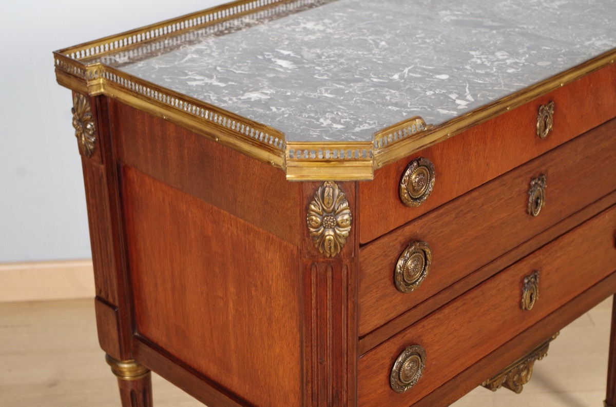 Louis XVI Style Chest Of Drawers-photo-4