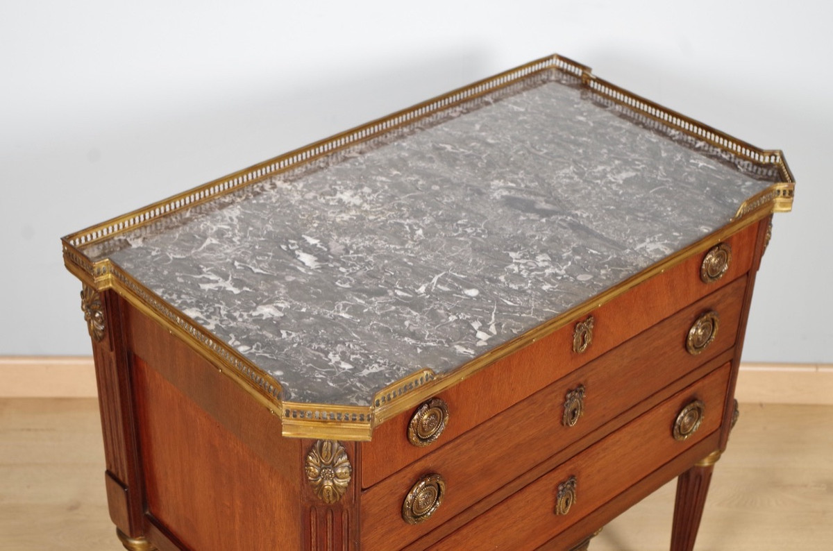 Louis XVI Style Chest Of Drawers-photo-5