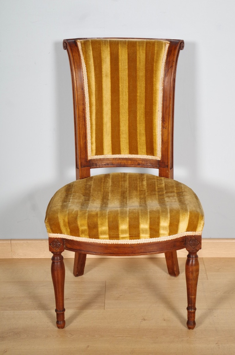 Paire de chaises époque Directoire-photo-2