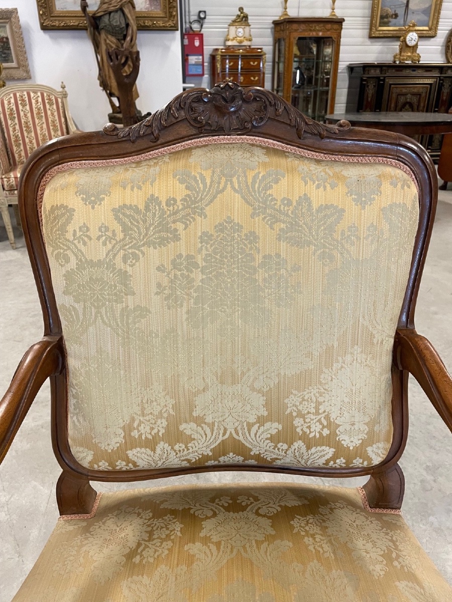 Pair Of Louis XV Style Armchairs-photo-2