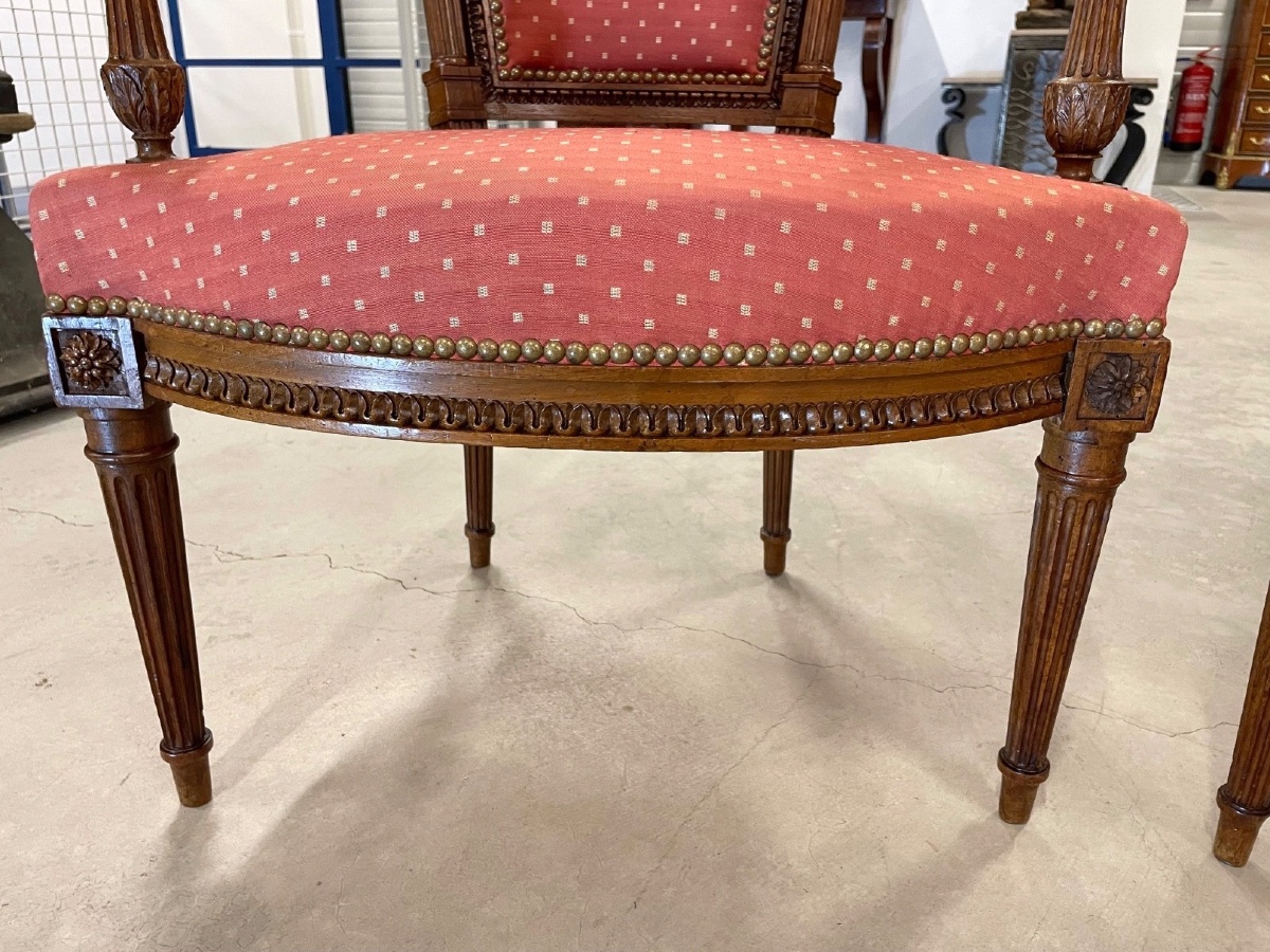 Pair Of Directoire Style Armchairs-photo-1