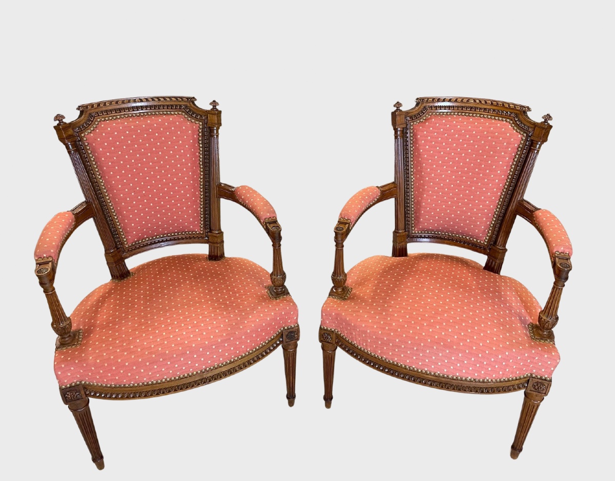 Pair Of Directoire Style Armchairs