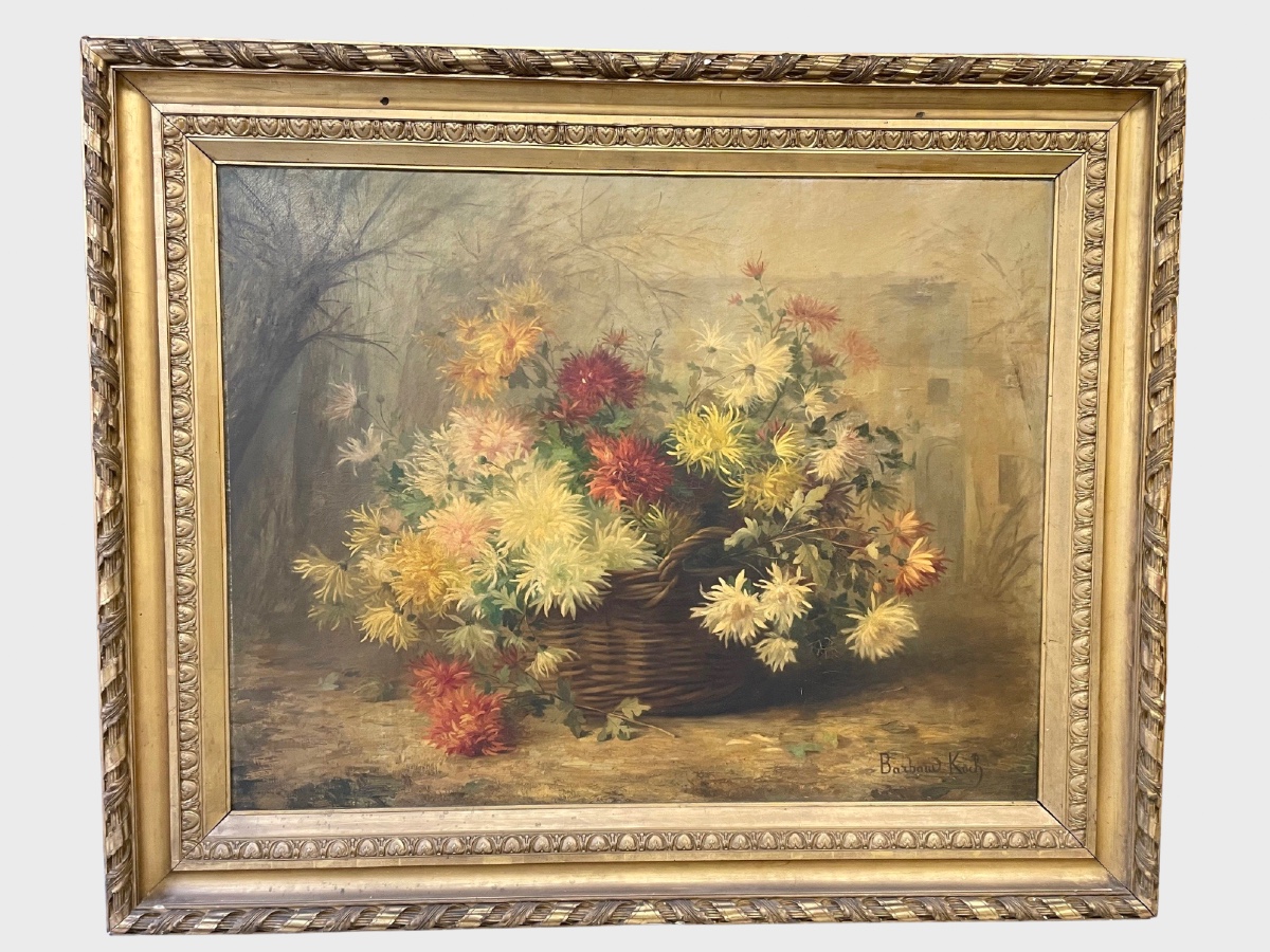 Barbaud Koch : panier de fleurs
