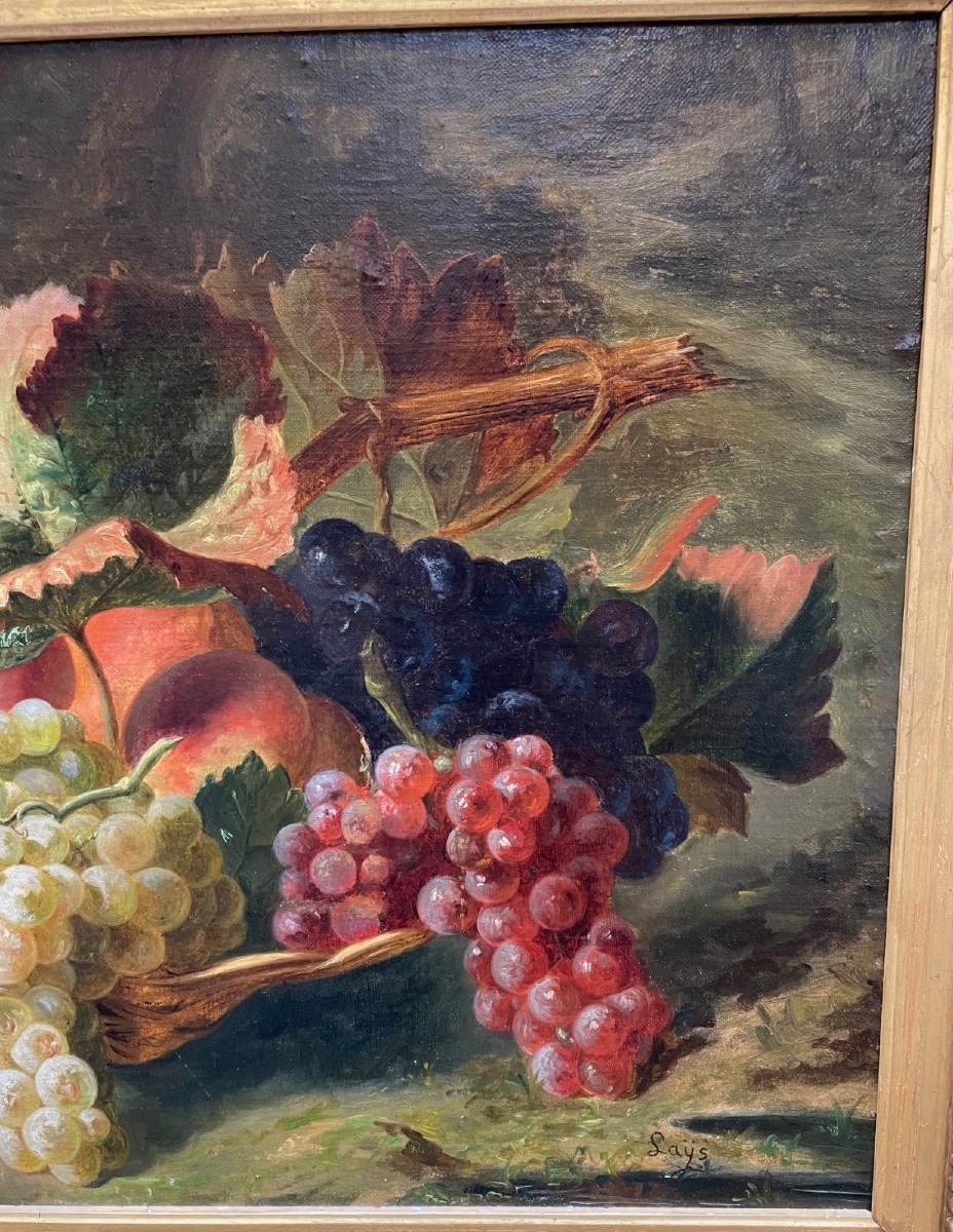 Jean-Pierre LAŸS - Panier de fruits-photo-1