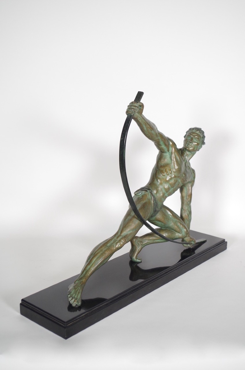 Jean De Roncourt - Art Deco Sculpture-photo-2