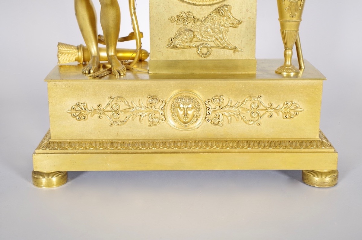 Empire Period Clock Signed Dupuis In Paris-photo-3