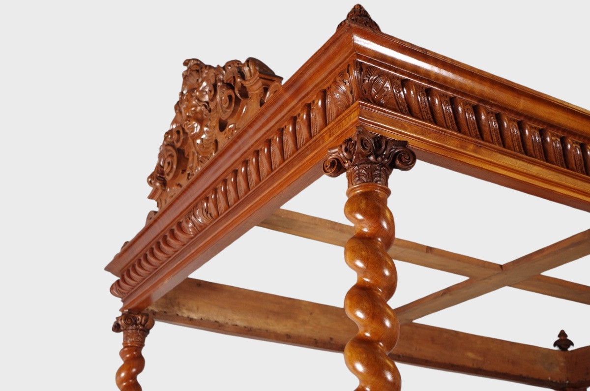 Honoré Dufin - Renaissance Style Four-poster Bed-photo-6