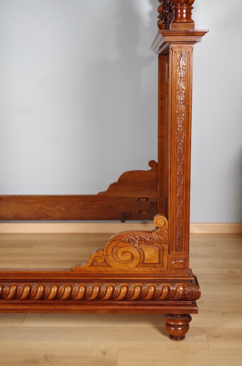 Honoré Dufin - Renaissance Style Four-poster Bed-photo-8