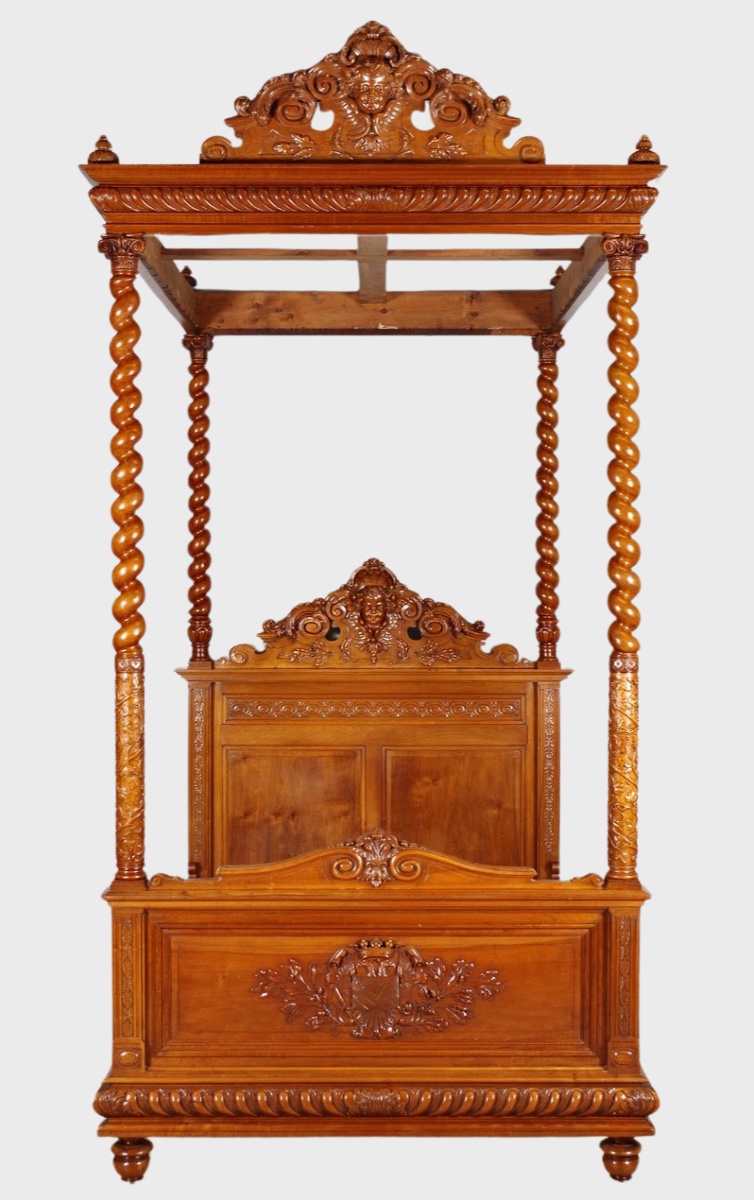 Honoré Dufin - Renaissance Style Four-poster Bed