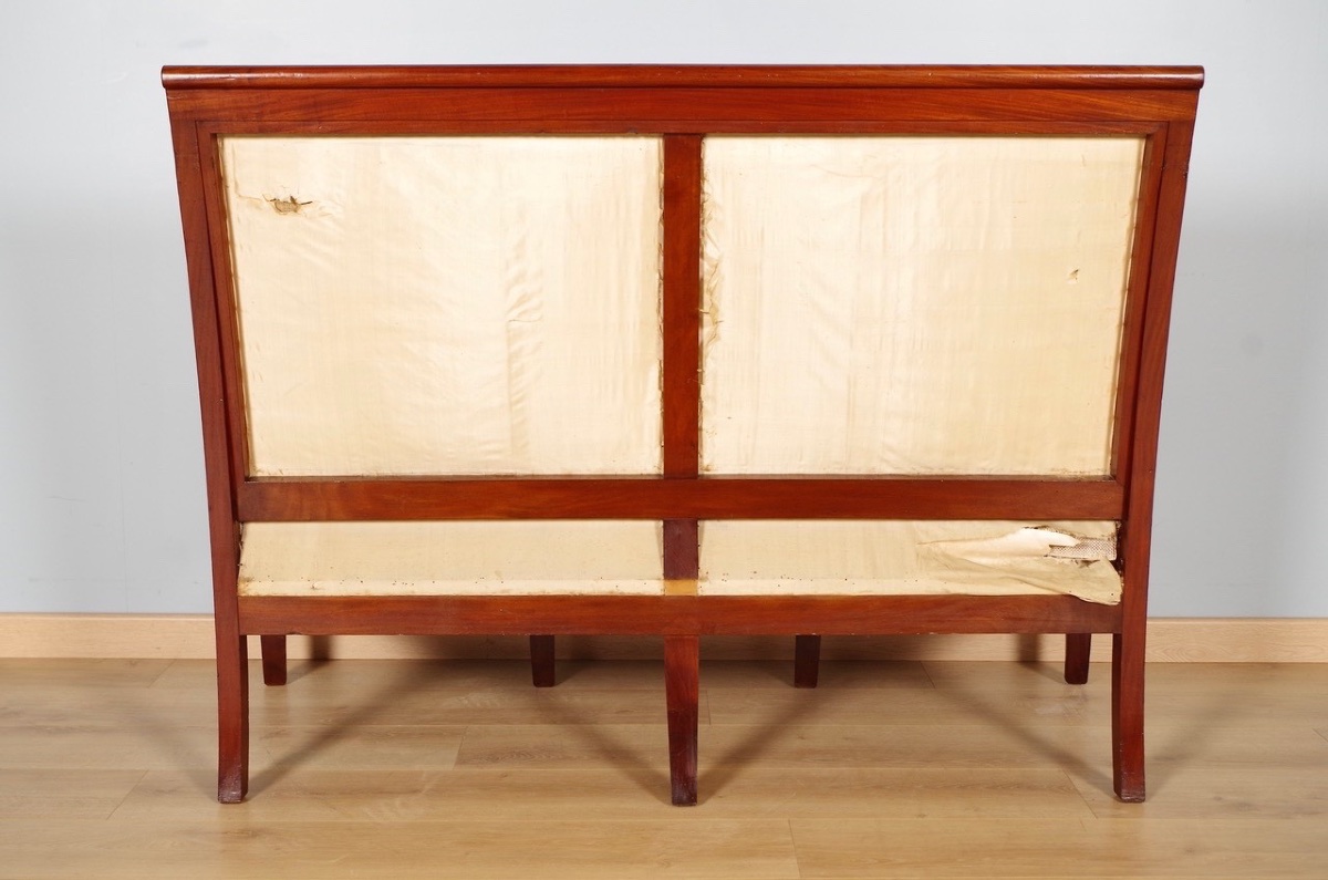 Salon douze fauteuils paire de canapés époque Restauration-photo-2