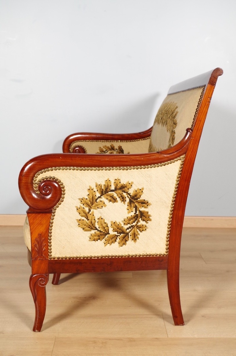 Paire de canapés époque Restauration-photo-4