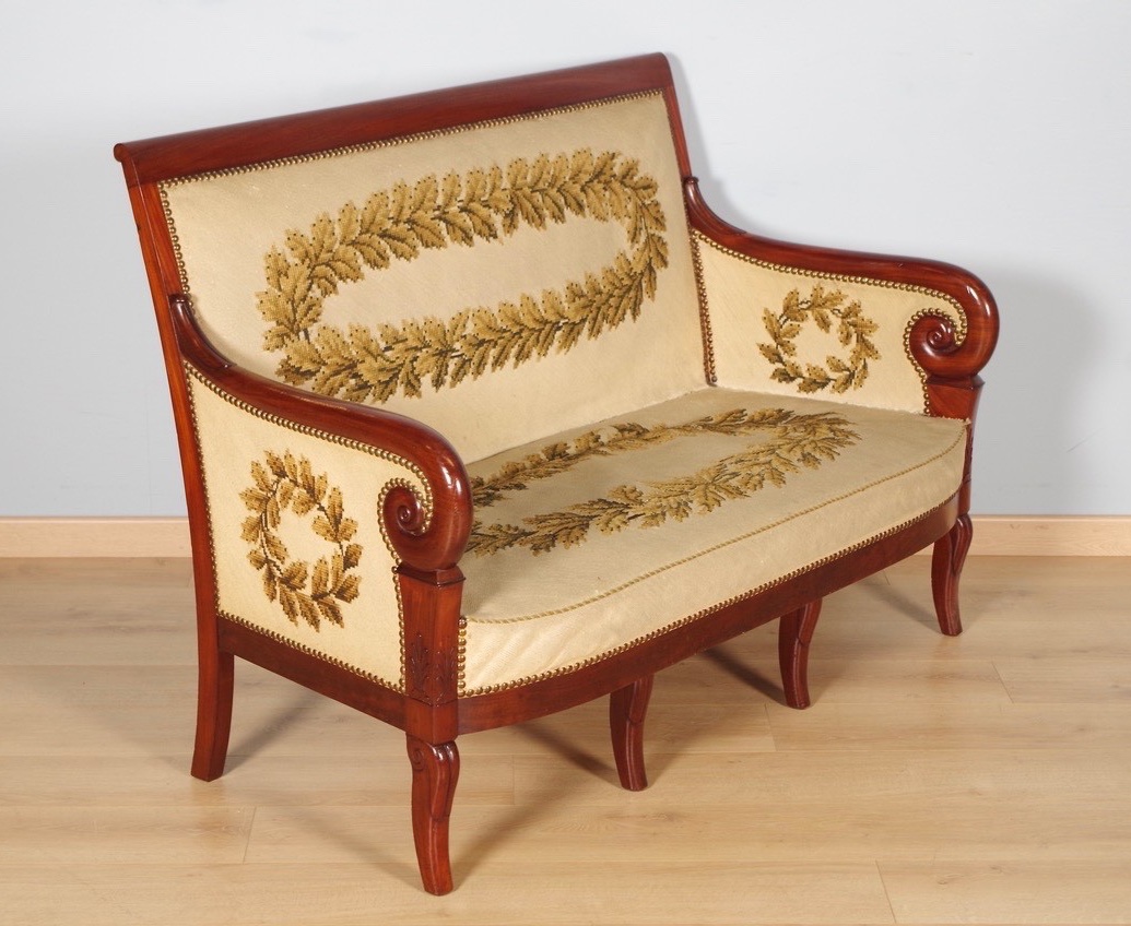 Paire de canapés époque Restauration-photo-5