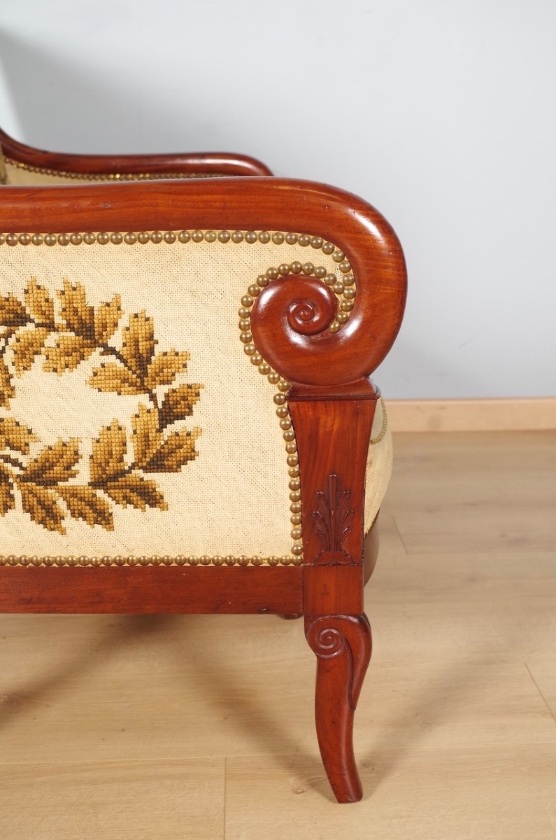 Paire de canapés époque Restauration-photo-7