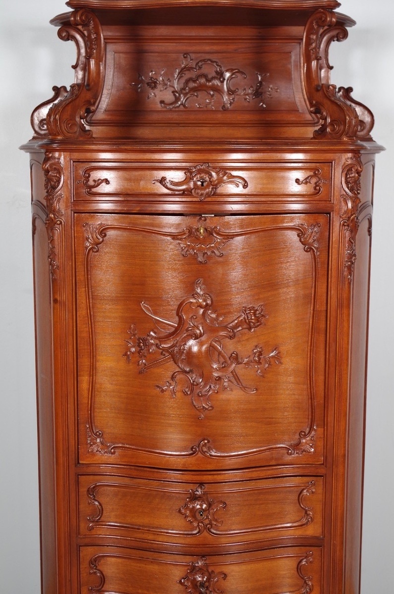 Secrétaire style rocaille-photo-2