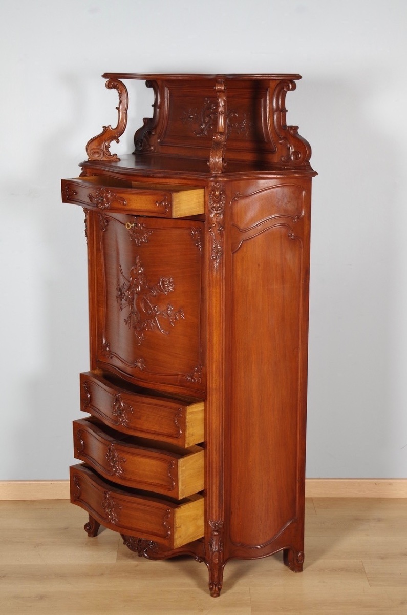 Secrétaire style rocaille-photo-2