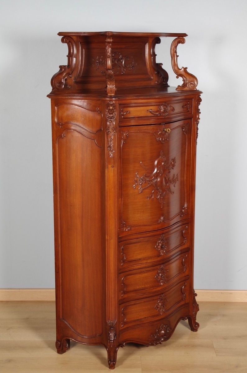 Secrétaire style rocaille-photo-4