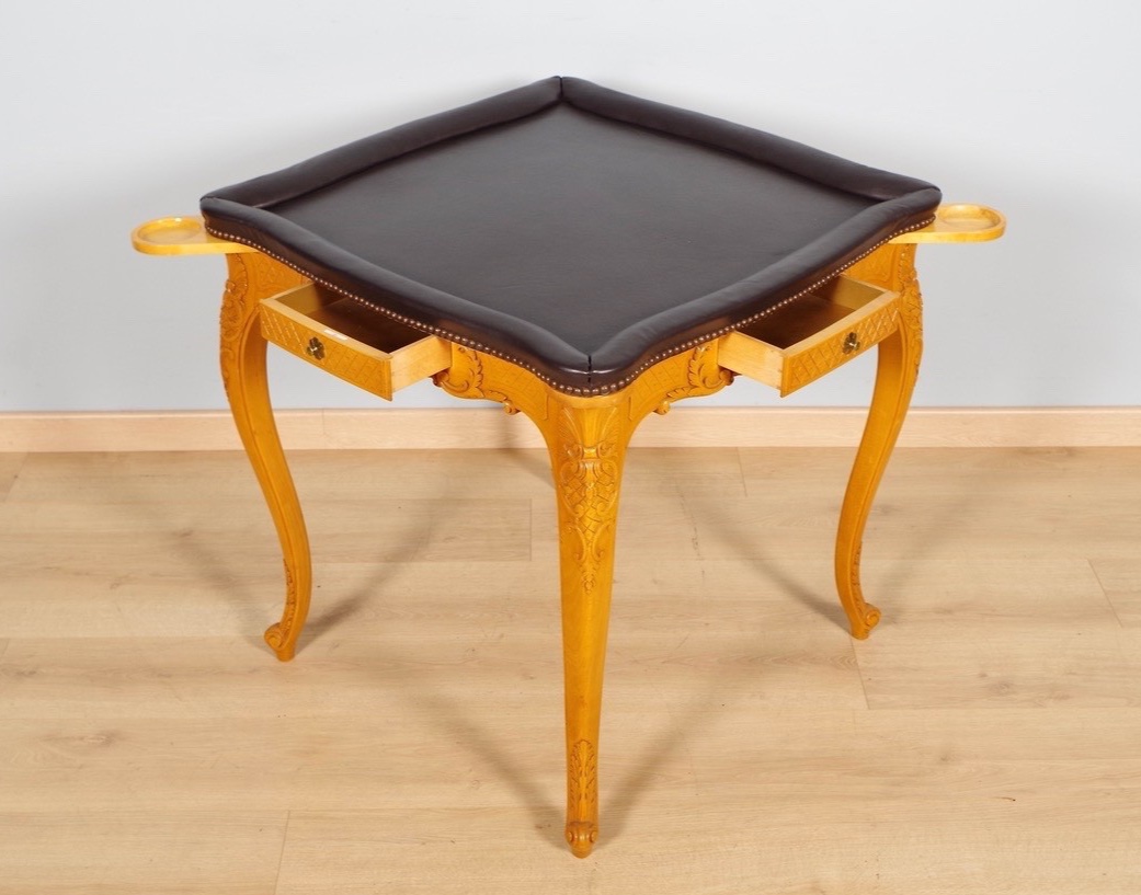 Table à jeux style Régence-photo-4