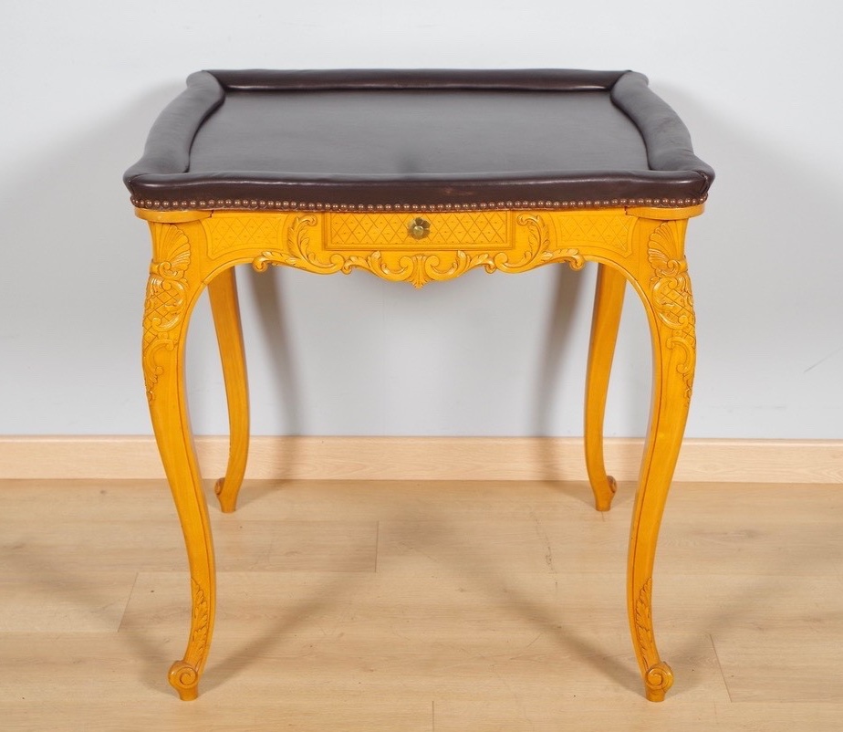 Table à jeux style Régence-photo-2