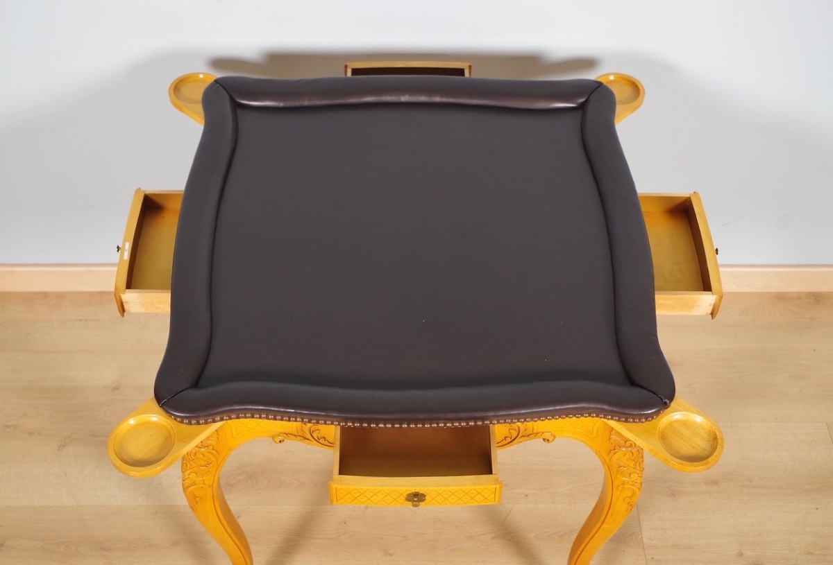 Table à jeux style Régence-photo-4