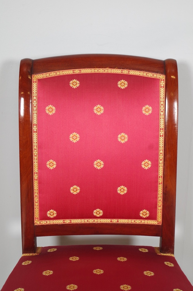 Paire de chaises époque Restauration-photo-4