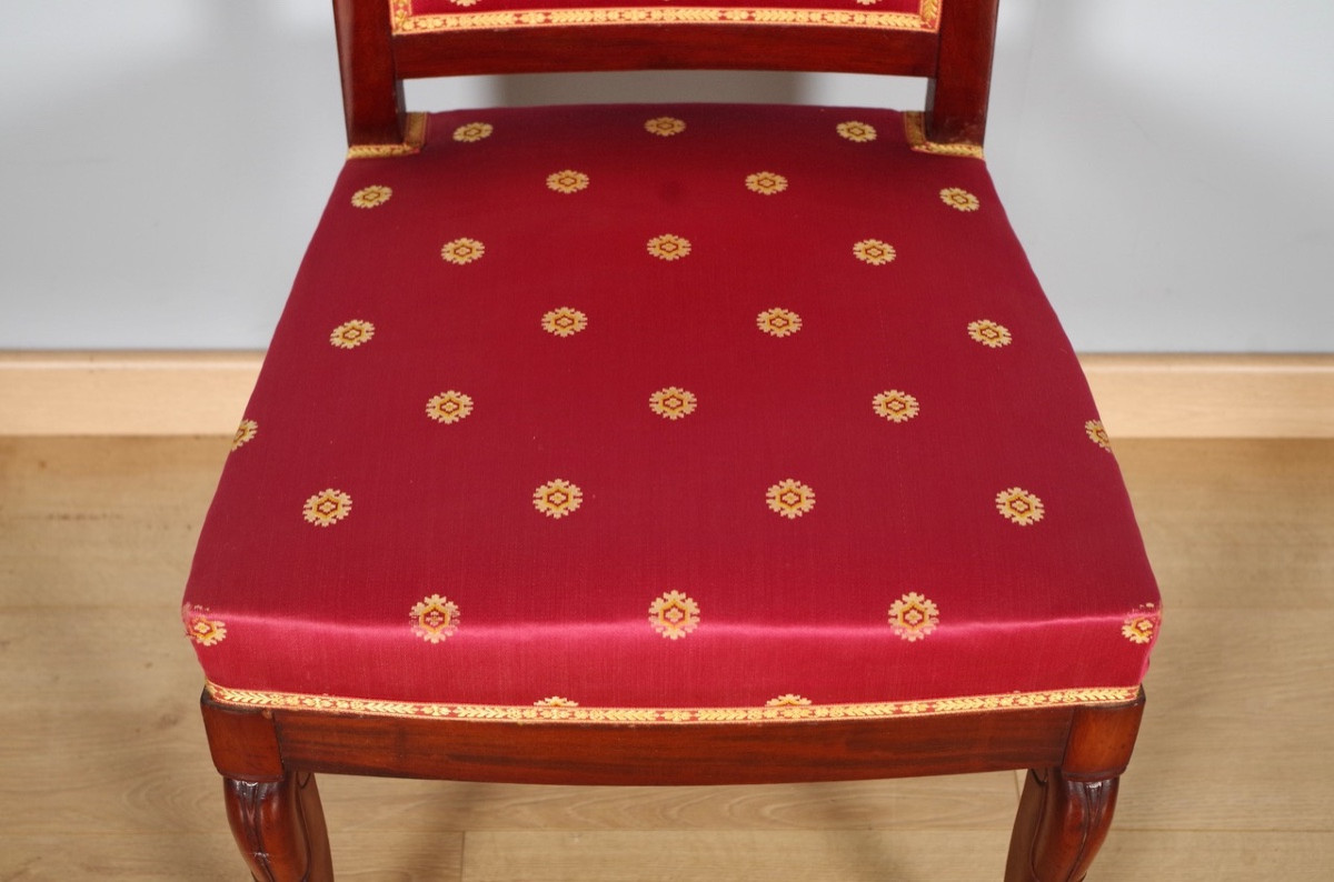 Paire de chaises époque Restauration-photo-1