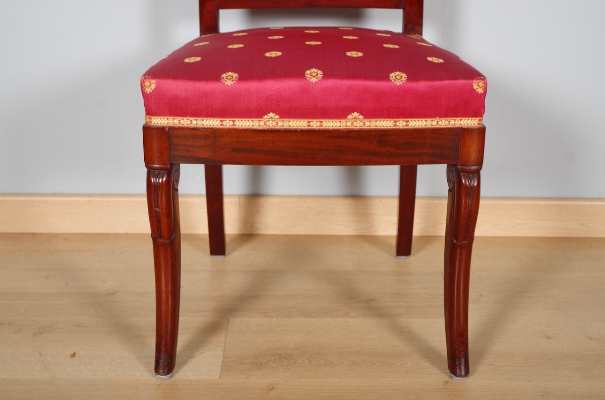 Paire de chaises époque Restauration-photo-2