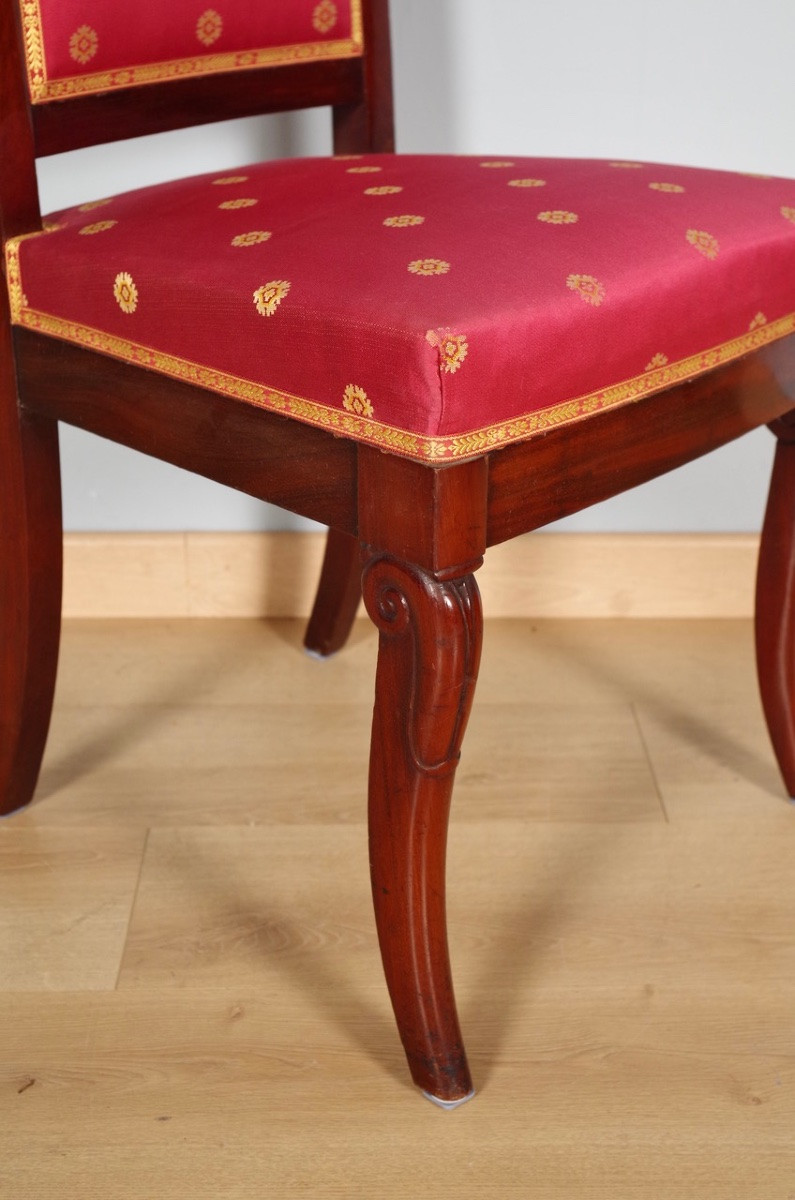 Paire de chaises époque Restauration-photo-4