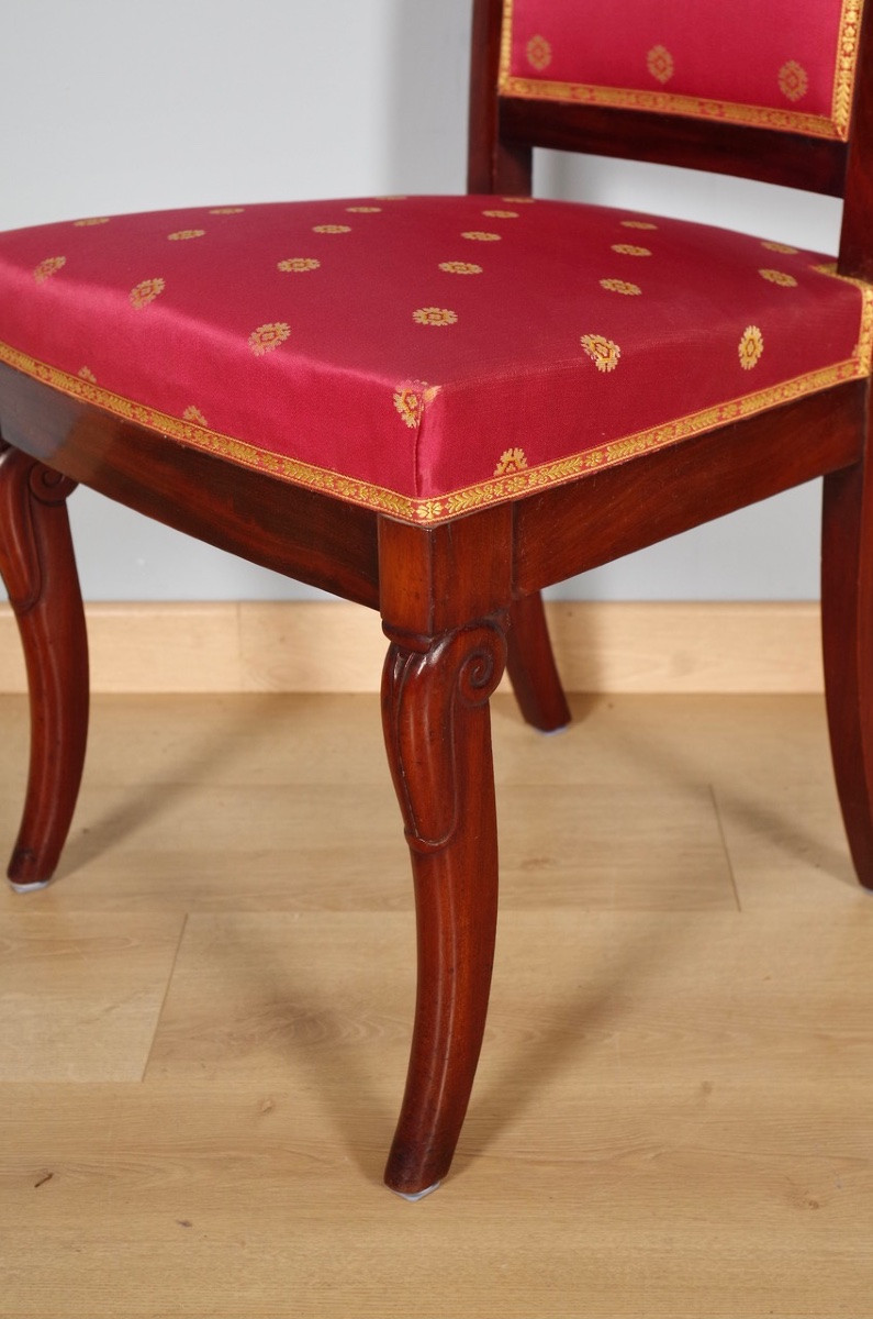 Paire de chaises époque Restauration-photo-7