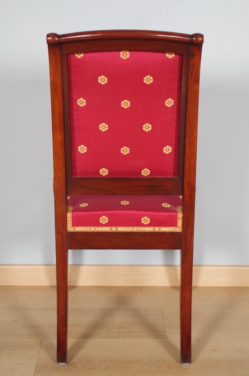 Paire de chaises époque Restauration-photo-8