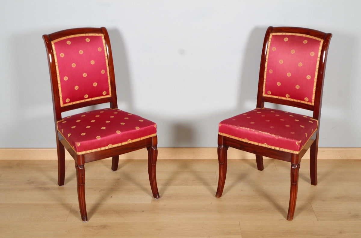 Paire de chaises époque Restauration