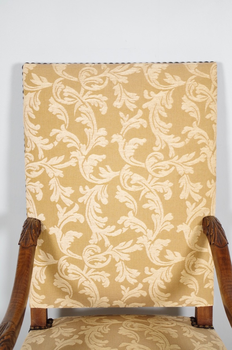 Paire de fauteuils style Louis XIV-photo-4