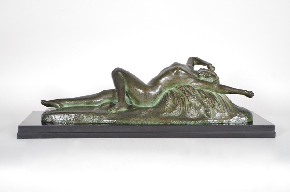 Art Deco Bronze Signed Brochard