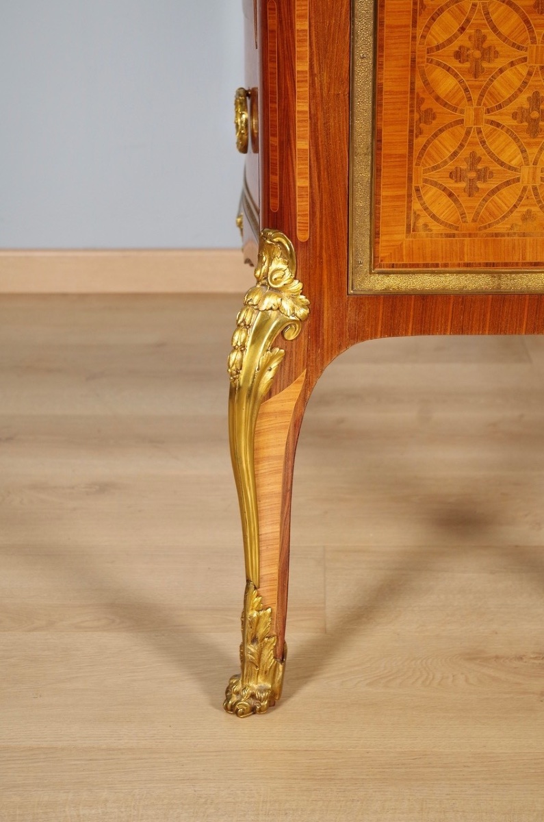 Commode style Transition dans le goût de Riesener-photo-5