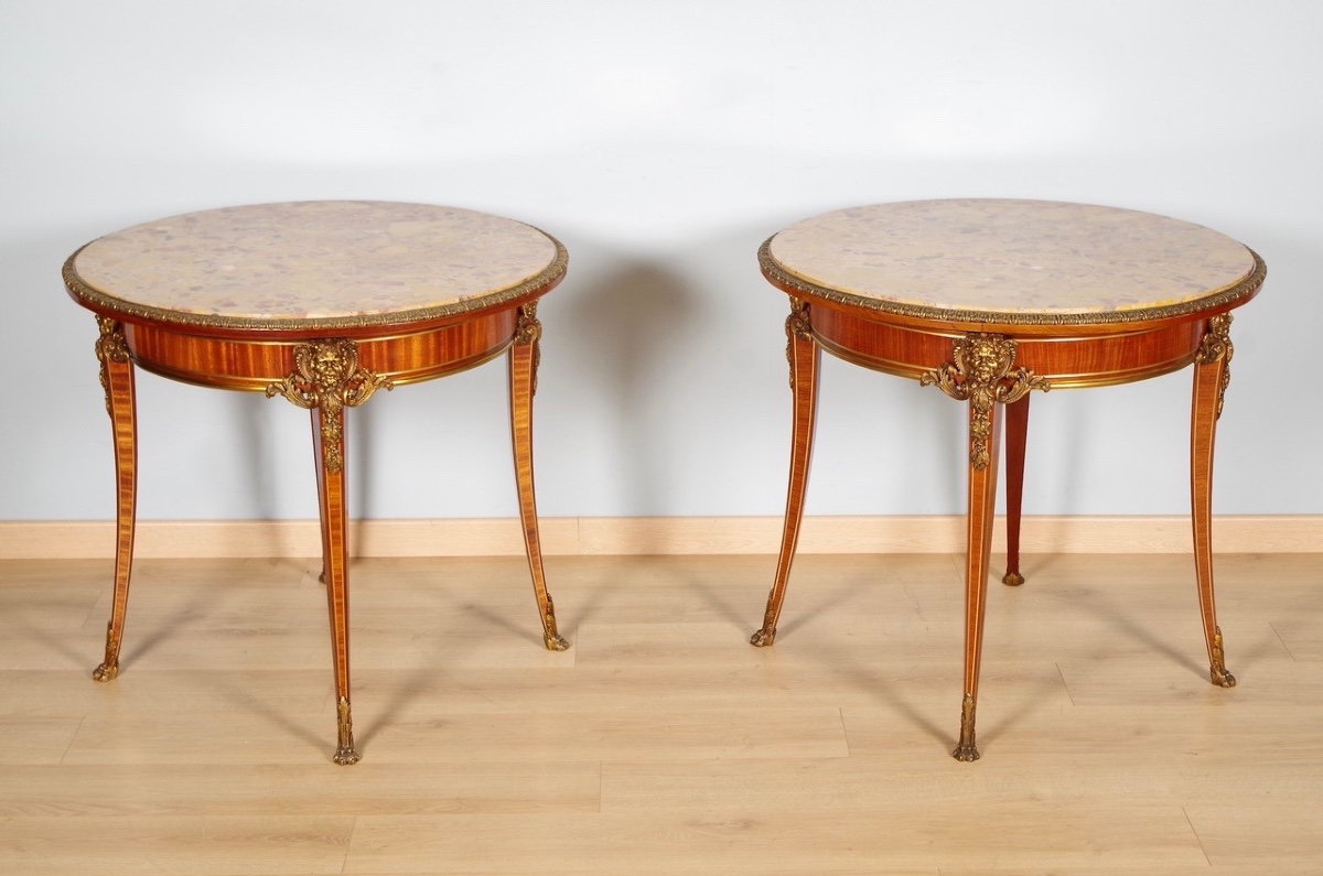 Christian Krass - Pair Of Regency Style Side Tables