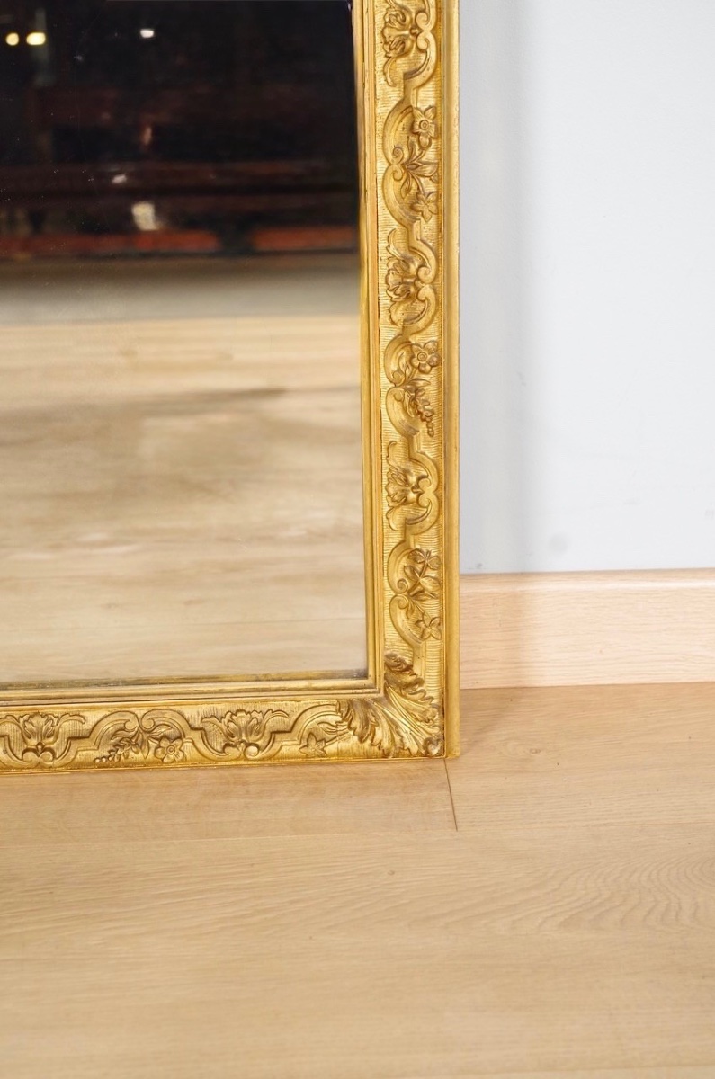 Louis XIV Style Gilded Mirror-photo-3