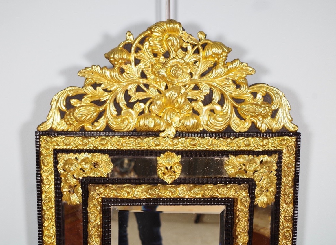 Louis XIV Style Glazed Mirror-photo-2