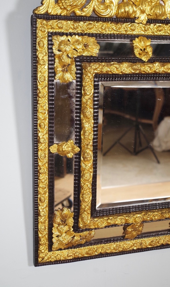 Louis XIV Style Glazed Mirror-photo-1