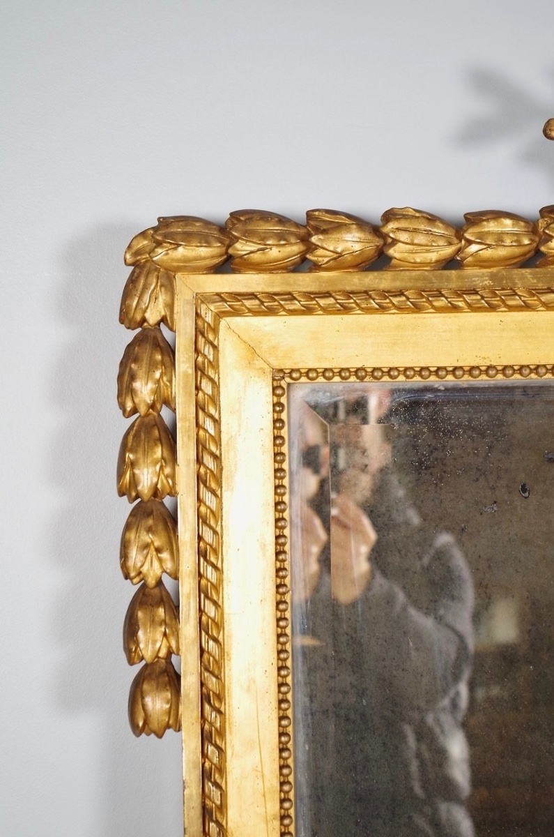 Miroir doré style Louis XVI-photo-4