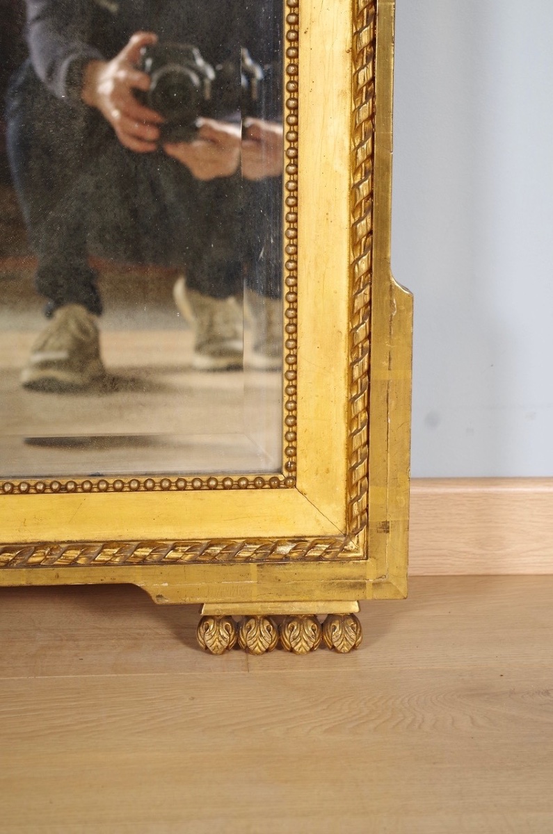 Miroir doré style Louis XVI-photo-5