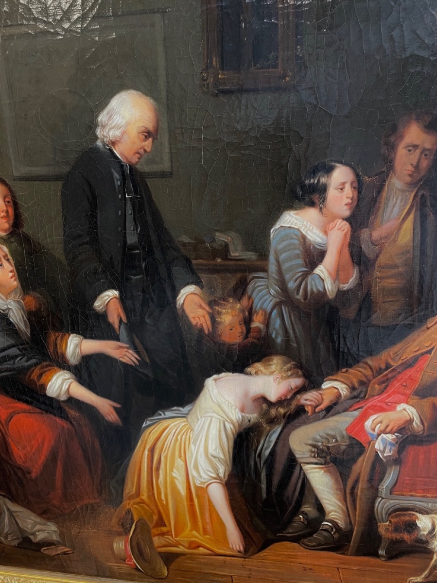 The Death Of Benjamin Franklin, Circa 1830-photo-3