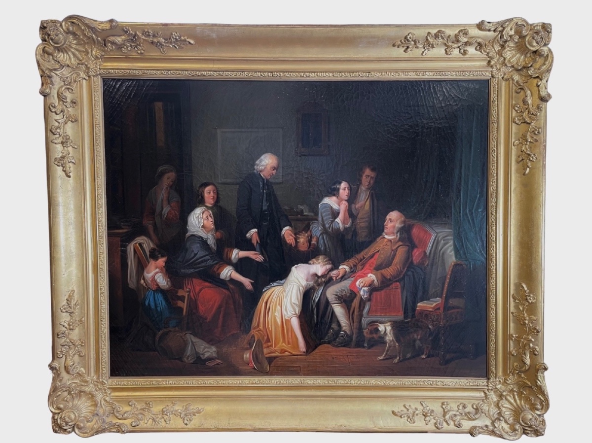 The Death Of Benjamin Franklin, Circa 1830