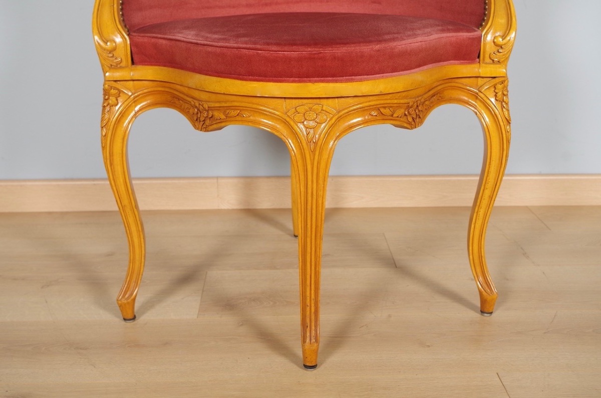 Louis XV Style Desk Armchair-photo-2